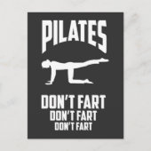 Carte Postale Drôle Pilates entraînement Fart Gym Exercice Plais (Devant)