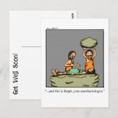 Carte postale drôle pour un rétablissement (Devant / Derrière)