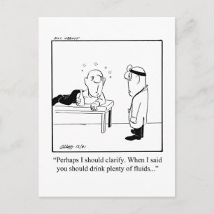 Carte postale drôle pour un rétablissement rapide 