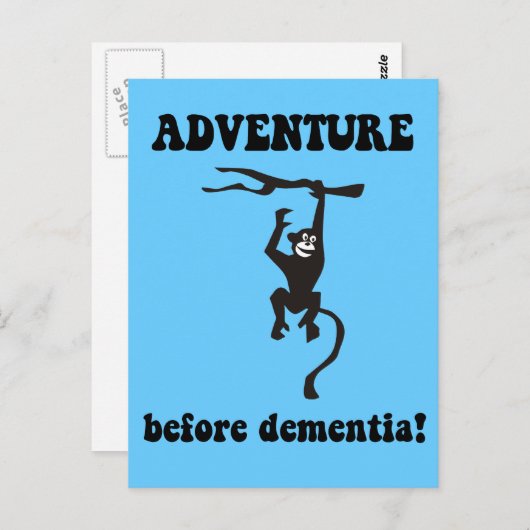 Carte Postale Drôle retraite (Devant / Derrière)