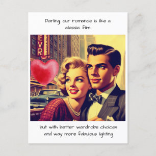 Carte Postale Drôle Retro Comic