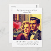 Carte Postale Drôle Retro Comic (Devant / Derrière)