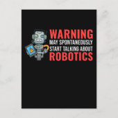Carte Postale Drôle Robots Citer Garçons Filles Robot (Devant)