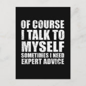 Carte Postale Drôle sarcastique citant sarcasme humour (Devant)