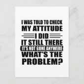 Carte Postale Drôle sarcastique citations sarcastique humour int (Devant)