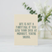 Carte Postale Drôle sarcastique dit citations célèbres (Debout devant)