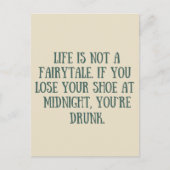 Carte Postale Drôle sarcastique dit citations célèbres (Devant)