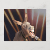 Carte Postale Drôle singe âne (Devant)