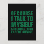 Carte Postale Drôle slogan sarcastique humour sarcasme (Devant)