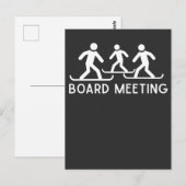 Carte Postale Drôle Snowboard Citation Snowboard Snow Sport Plai (Devant / Derrière)