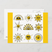Carte Postale drôle_soleil2 (Devant / Derrière)