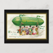 Carte Postale Drôle St Patrick's Day Irlandais Top of the Mornin (Devant)