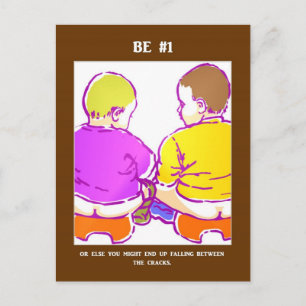 Carte Postale Drôle succès Slogan Cheeky Jouer Sur Les Mots