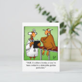 Carte postale Drôle Thanksgiving "Golden Perfectio (Debout devant)