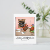 Carte postale Drôle Thanksgiving "Novembre Phénome (Debout devant)