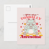 Carte Postale Drôle Tu Es Un Jeu Génial (Devant / Derrière)