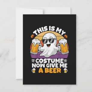 Carte Postale Drôle Vintage Boo