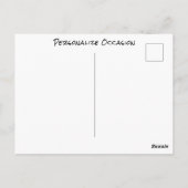 Carte Postale Drôles Animaux de Dessin Animé Mignons Livraison p (Dos)