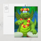 Carte Postale Drolly Dragons Drummer (Devant / Derrière)