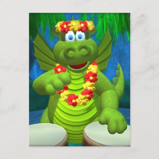 Carte Postale Drolly Dragons Drummer (Devant)