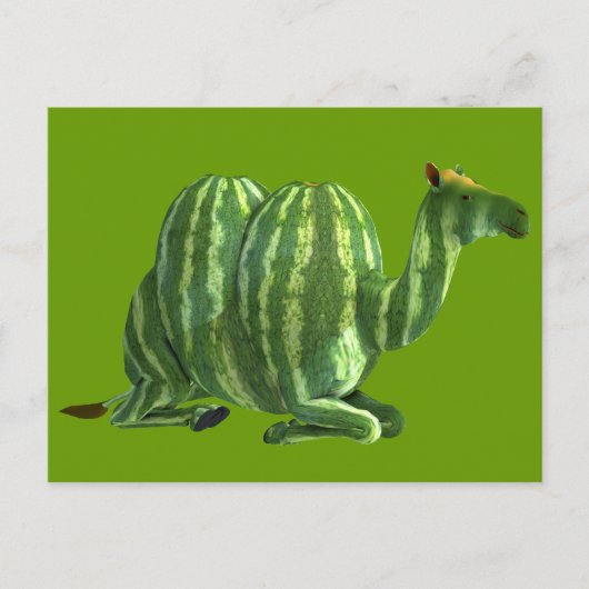 Carte Postale Dromedale de la journée nationale de la pastèque (Devant)