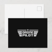 Carte Postale Drone Camera Quadcopter FPV Drones Idée cadeau (Devant / Derrière)