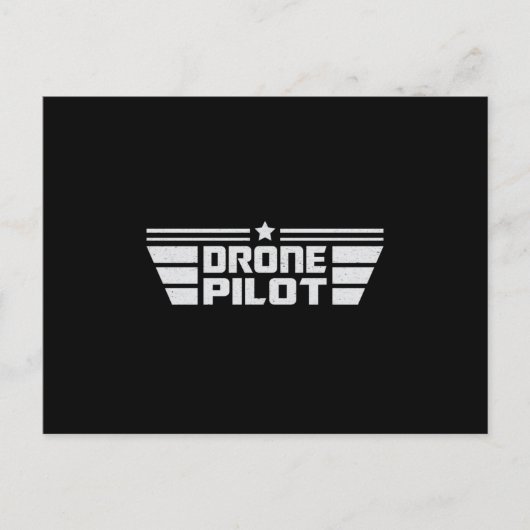Carte Postale Drone Camera Quadcopter FPV Drones Idée cadeau (Devant)