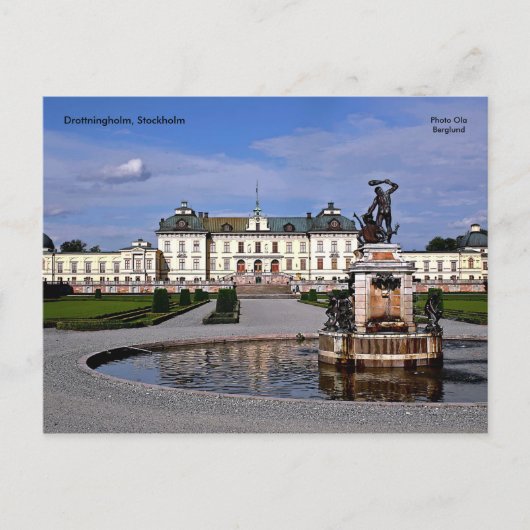 Carte Postale Drottningholm, Stockholm, Photo ... (Devant)