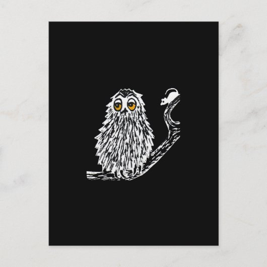 Carte postale Drowsy Owl (Devant)