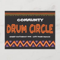 Drum Circle Event avec informations locales