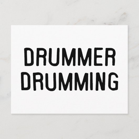 Carte Postale Drummer Drummer (Devant)