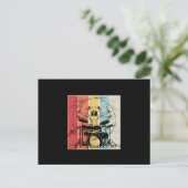 Carte Postale Drummer Drummer Retro (Debout devant)