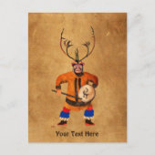 Carte Postale Drumming Shaman (Devant)