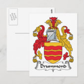 Carte Postale Drummond Family Crest (Devant / Derrière)
