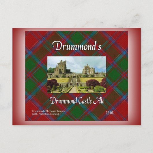 Carte Postale Drummond's Drummond Castle Ale (Devant)