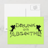 Carte Postale Drunk Sur Absinthe (Devant / Derrière)