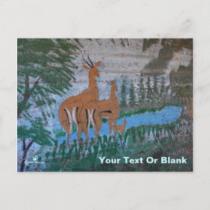 Carte Postale Druze Street Art - Gazelle