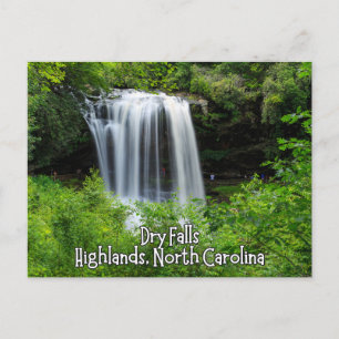 Carte Postale Dry Falls, Highland Caroline du Nord