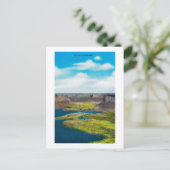 Carte Postale Dry Falls State Park, barrage Grand Coulee (Debout devant)