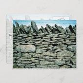 Carte Postale Dry stone wall (Devant / Derrière)