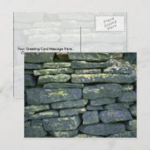 Carte Postale Dry stone wall (Devant / Derrière)
