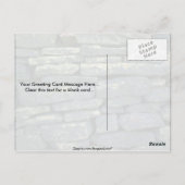 Carte Postale Dry stone wall (Dos)