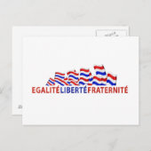 Carte postale du 14 juillet (Devant / Derrière)