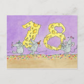 Carte postale du 18ème anniversaire de Nicole Jane (Devant)