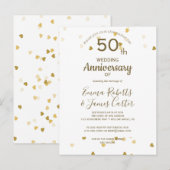 Carte postale du 50e anniversaire de mariage en do (Devant / Derrière)