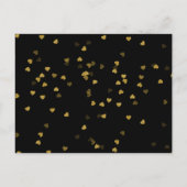 Carte postale du 50e anniversaire Noir & Or (Dos)