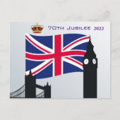 Carte postale du 70e Jubilé 2022 (Devant)