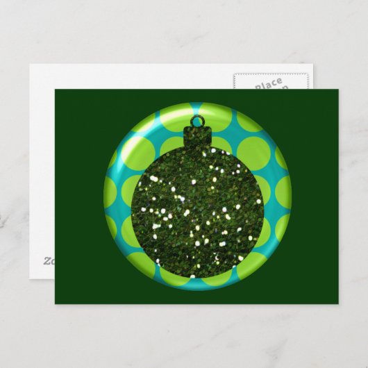 Carte postale du bal de Noël (Devant / Derrière)