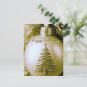 Carte postale du bal de Noël Gold (Debout devant)