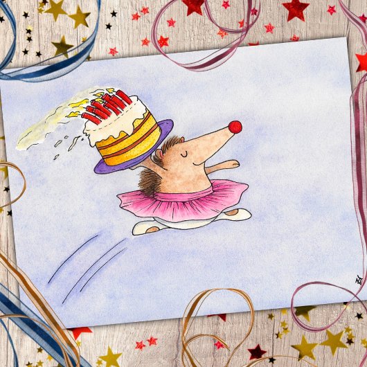 Carte postale du Ballet Anniversaire de Nicole Jan